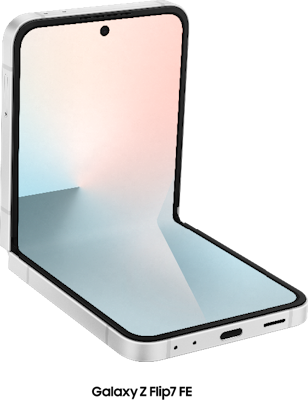 Samsung Galaxy Z Flip7 FE 128GB in White