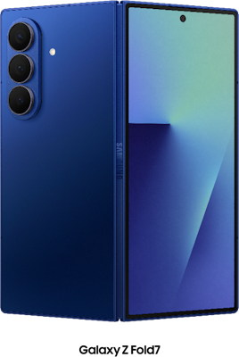 Samsung Galaxy Z Fold 7 256GB in Blue