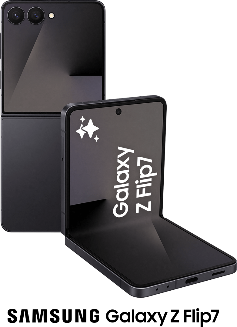 Samsung Galaxy Z Flip7 256GB in Black