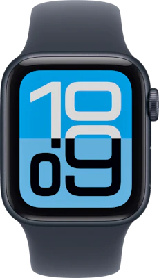 Watch Series SE 3 44mm Midnight Aluminium Case Midnight Sport Band M L at £1 on Refresh Flex Smartwatch Unlimited Unlimited data. £34 month.