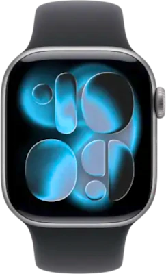 Watch Series 11 42mm Aluminium Space Grey Case Sports Band S M at £1 on Refresh Flex Smartwatch Unlimited Unlimited data. £46 month.