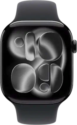 Watch Series 11 42mm Aluminium Jet Black Case Black Sport Band S M at £1 on Refresh Flex Smartwatch Unlimited Unlimited data. £46 month.