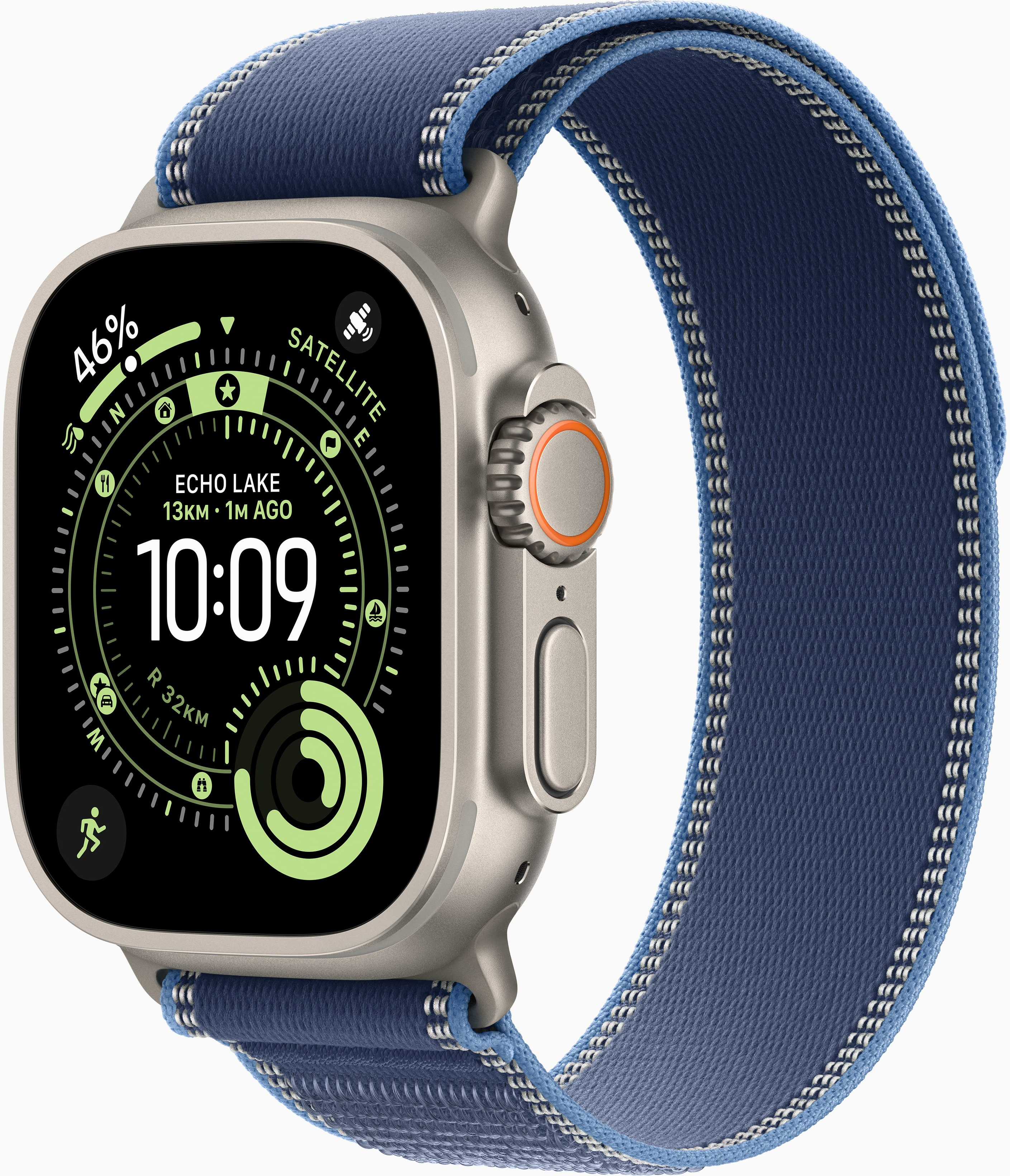Apple Watch Ultra 3 49mm (GPS + Cellular) Natural Titanium Case with Blue Trail Loop - M/L at Â£1 on Refresh Flex - Smartwatch Unlimited (12 Month contract) with Unlimited 4G data. Â£70 a month.