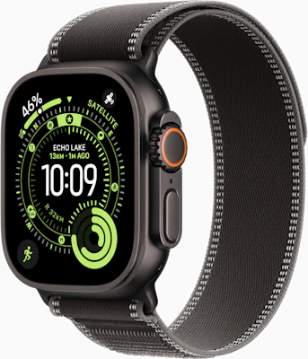 Watch Ultra 3 49mm Titanium Case Trail Loop M L at £1 on Refresh Flex Smartwatch Unlimited Unlimited data. £70 month.