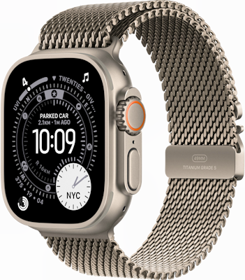 Apple Watch Ultra 3 49mm (GPS + Cellular) Natural Titanium Case with Natural Milanese Loop Medium at £1 on Refresh Flex - Smartwatch Unlimited (36 Month contract) with Unlimited 4G data. £30.67 a month. Apple Watch Ultra 3 49mm (GPS + Cellular) Natural Titanium Case with Natural Milanese Loop Medium at £1 on Refresh Flex - Smartwatch Unlimited (36 Month contract) with Unlimited 4G data. £30.67 a month.