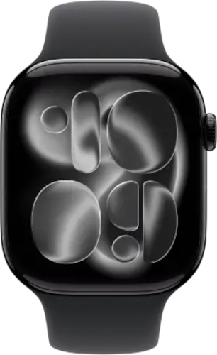 Apple Watch Series 11 46mm (GPS+Cellular) Aluminium Jet Black Case with Black Sport Band - M/L at Â£1 on Refresh Flex - Smartwatch Unlimited (24 Month contract) with Unlimited 4G data. Â£28 a month.