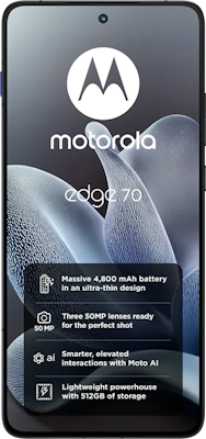 Motorola Edge 70 512GB in Grey