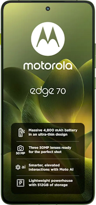 Motorola Edge 70 512GB in Green