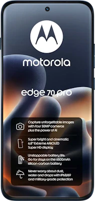 Motorola Edge 70 Pro 512GB in Black