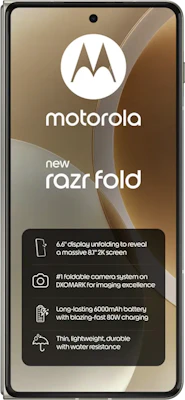 Motorola Razr 70 Fold 512GB in White