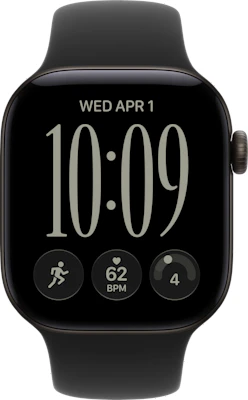 Apple Watch Series 12 46mm (GPS+Cellular) Aluminium Black Case with Black Sport Band M/L at £1 on Refresh Flex - Smartwatch Unlimited (12 Month contract) with Unlimited 4G data. £50 a month.
