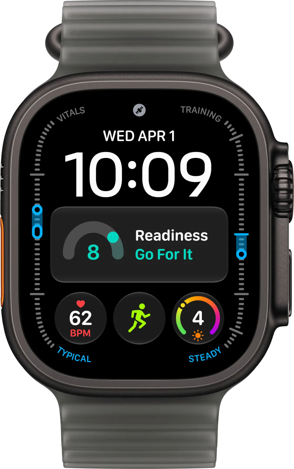 Watch Ultra 4 49mm Case Translucent Ocean Band at Â£1 on Refresh Flex Smartwatch Unlimited Unlimited data. Â£70 month.