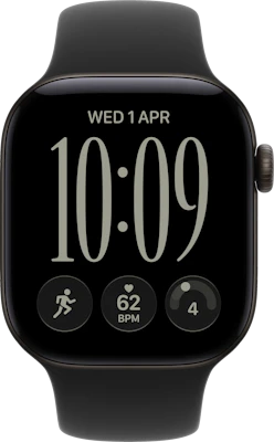 Watch Series 12 46mm Aluminium Case Sport Band S M at £1 on Refresh Flex Smartwatch Unlimited Unlimited data. £50 month.