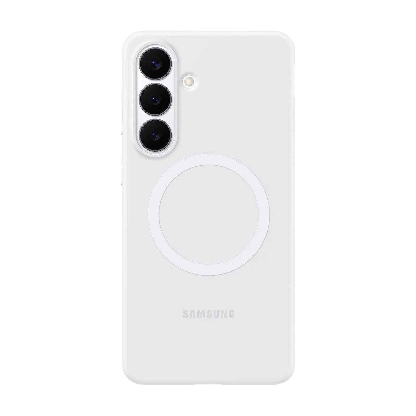 Samsung Galaxy S26+ Silicone Magnet Case, White - Image 4