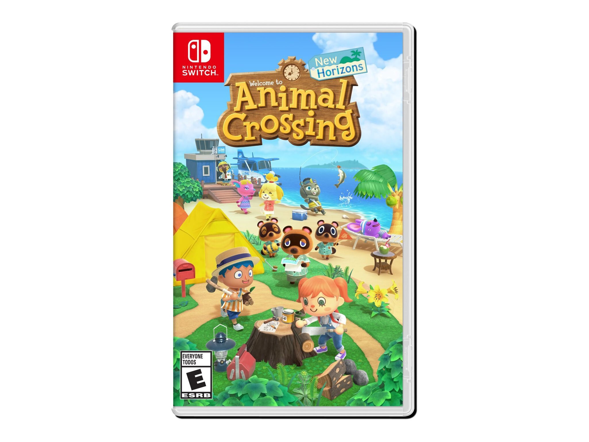 Image of Animal Crossing: New Horizons Nintendo Switch Buy Now Red 0045496425449