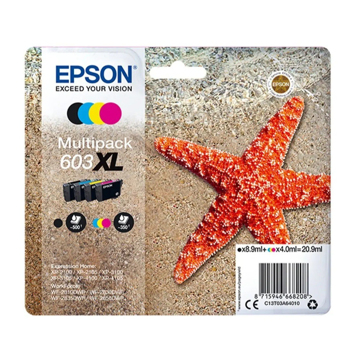 Original Epson 603XL High Capacity Ink Cartridge Multipack (C13T03A64010) - Image 27