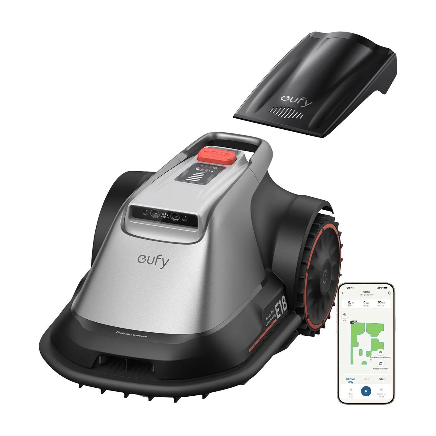 Eufy E18 1200 Robot Lawn Mower  Grey