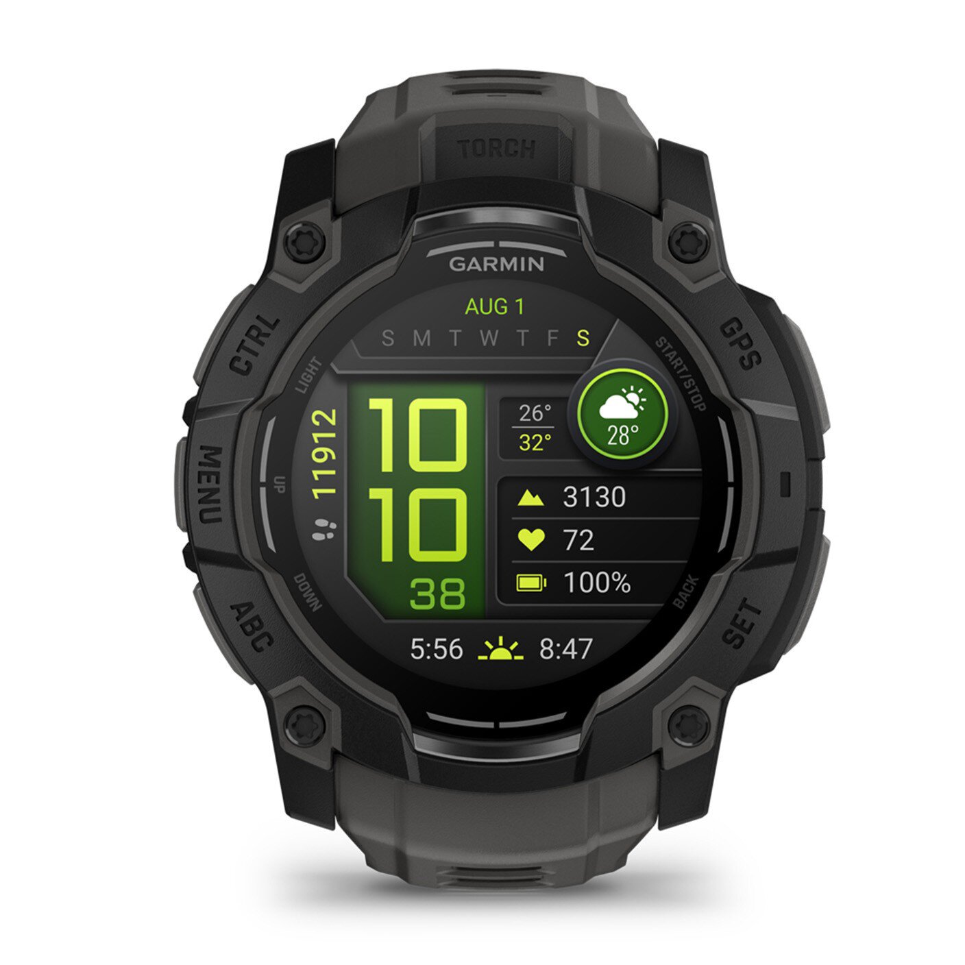 Image of Garmin Instinct 3 GPS Smartwatch with Silicone Band Buy Now Black 010-03020-00
