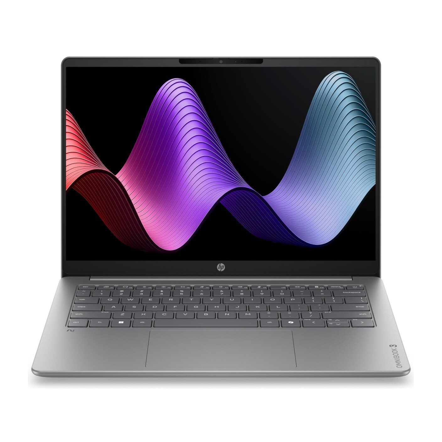 Hp Omnibook 3 14 Inch 2K Ai Snapdragon X1 16Gb Laptop  Silver
