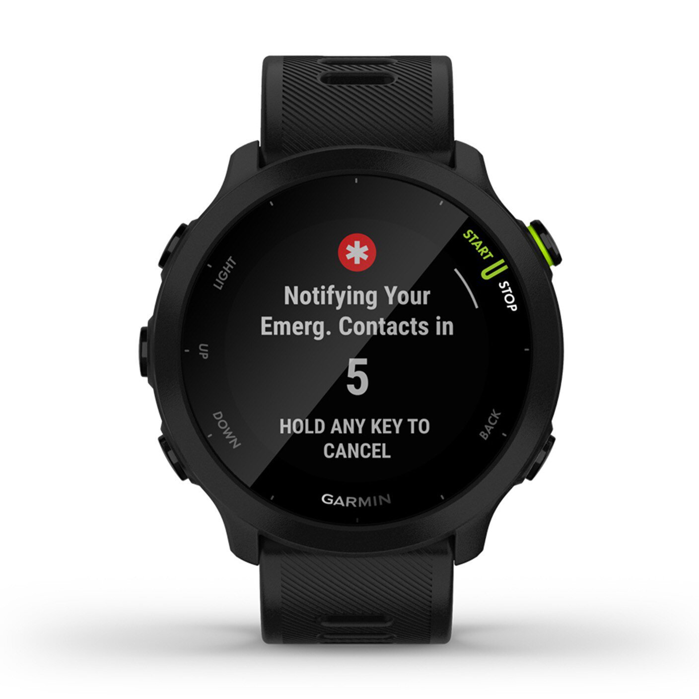 Image of Garmin Forerunner 55 GPS Smartwatch SIM-free Buy Now Black 010-02562-10