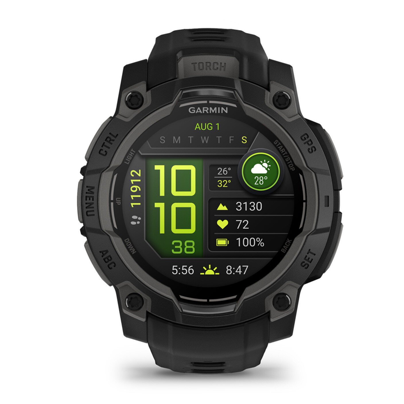 Image of Garmin Instinct 3 GPS Smartwatch with Silicone Band Buy Now Black 010-02936-00
