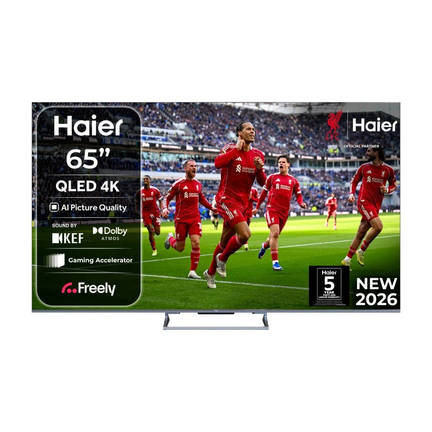 Haier S90GUF 65" QLED Smart TV with Fire TV, Freely, AI Picture Quality, Sound by KEF, Dolby Atmos, MEMC, Gaming Accelerator, Bluetooth, HDMI 2.1 - Image 4