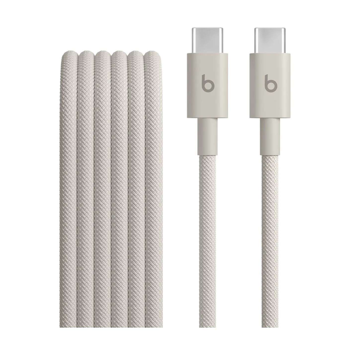 Beats Usb-C To Usb-C Woven Cable - 1.5 M, Surge Stone, Cream - Image 3