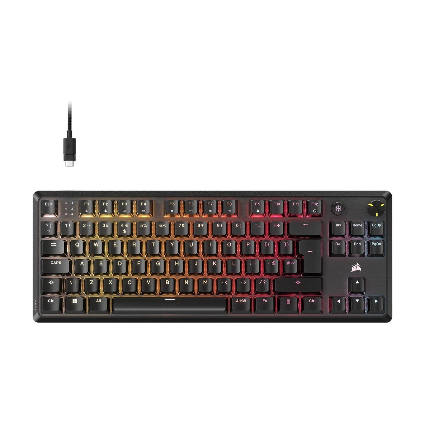 Corsair K70 Core Tkl Rgb Mechanical Gaming Keyboard  Black
