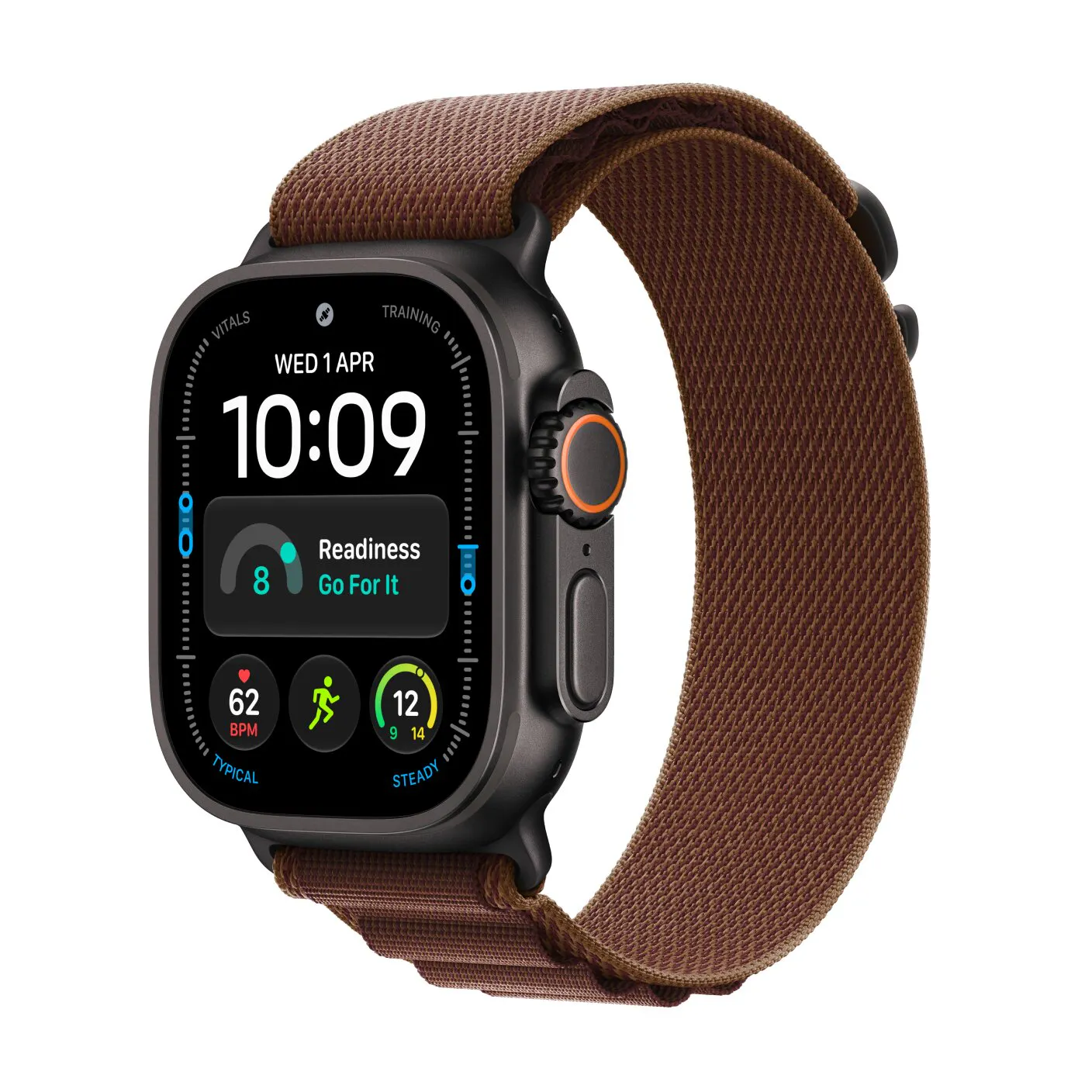 Apple Black/Burgundy Watch Ultra 4 - Gps + Cellular - 49Mm - Titanium Case W/ Alpine Loop (M) - Image 6