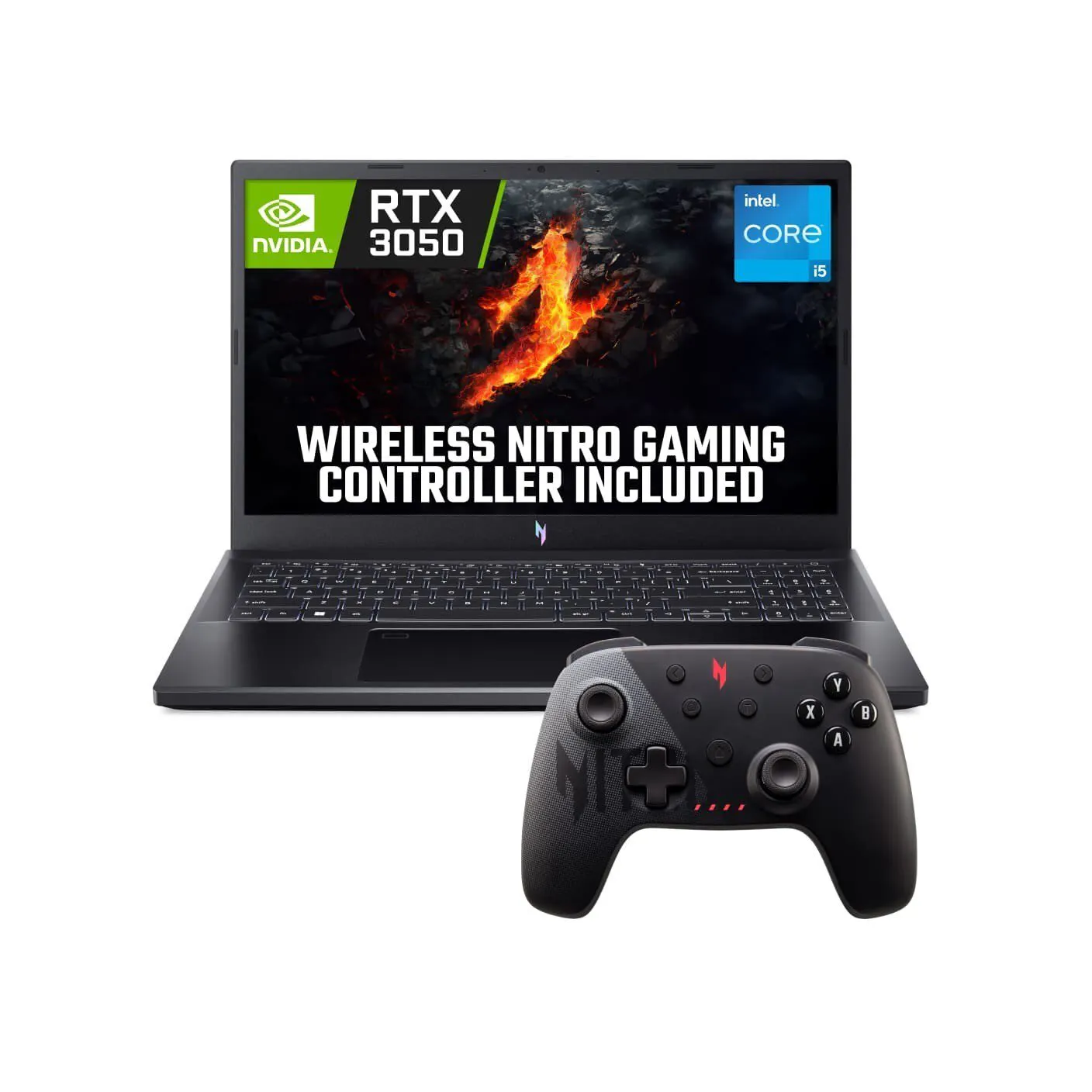 Acer Nitro V15 15.6-inch Gaming Laptop with Acer Nitro Gaming Black