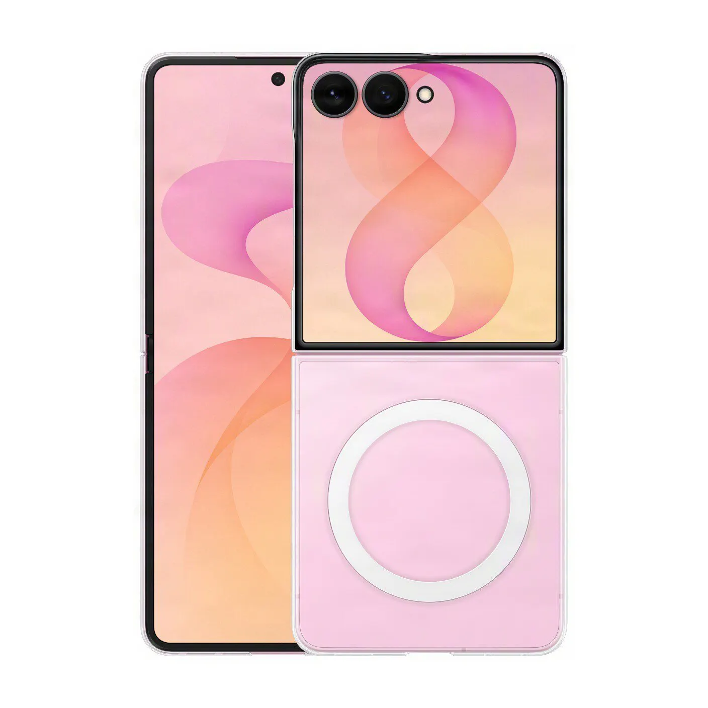 Samsung Clear Magnet Case For Galaxy Z Flip8 Transparent Ef-Cf776ctegww - Image 7