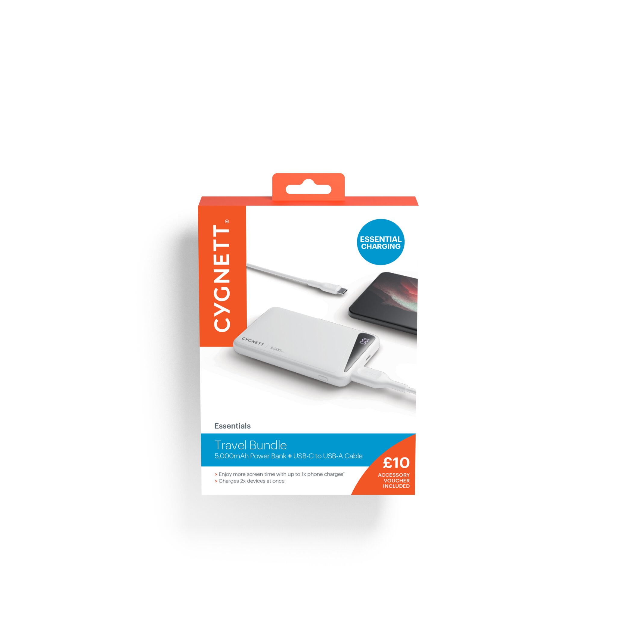 Cygnett Essential Travel Usb-C Bundle  White