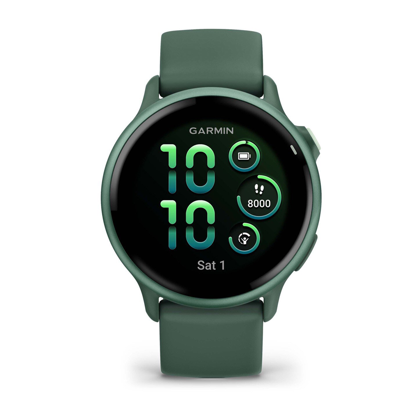Image of Garmin vívoactive 6 Smartwatch Buy Now Metallic Jasper Green 010-02985-02