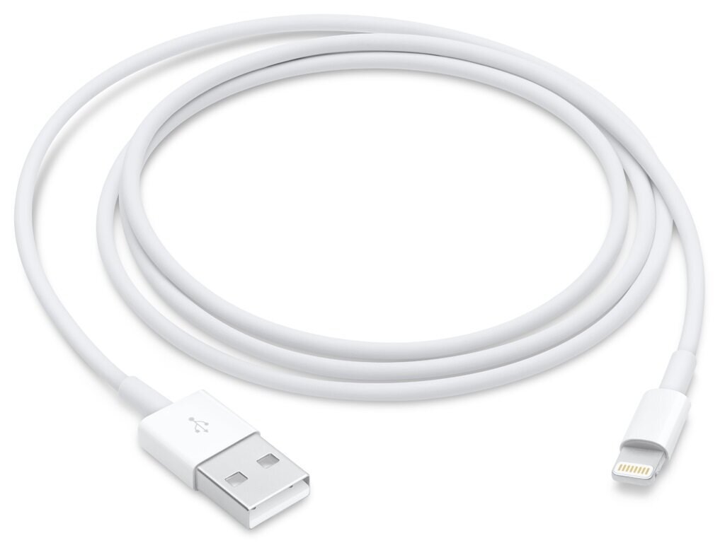 Apple Lightning Cable To Usb Male 1M  White | EE