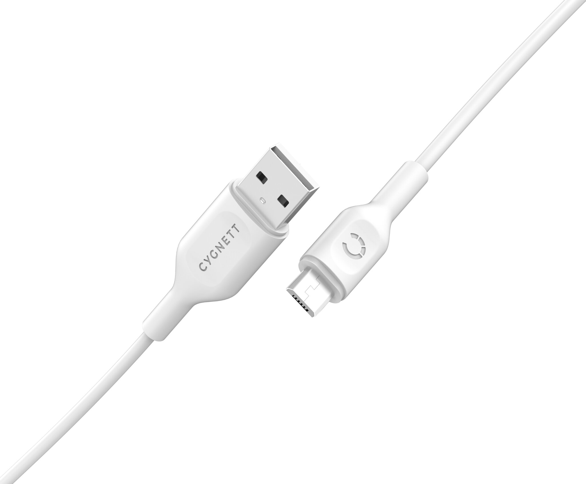 Cygnett Essential Micro Usb To Usb-A Cable 2.2M  White