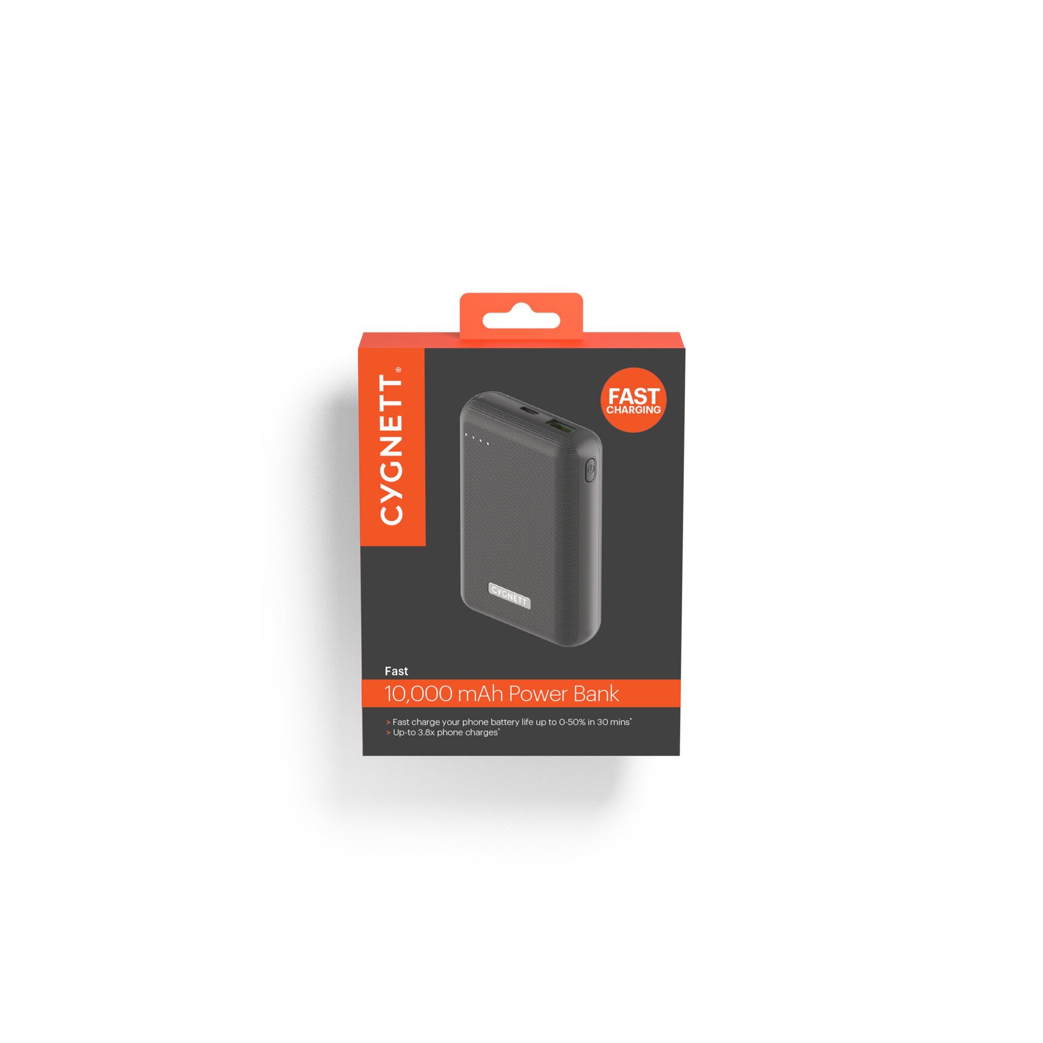 Cygnett Fast 10,000Mah Power Bank  Black | EE