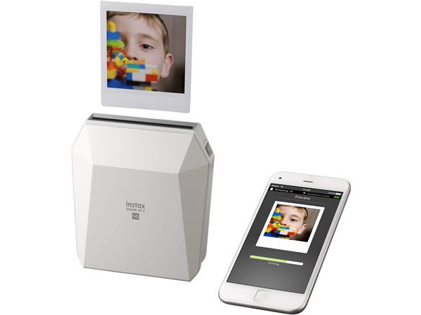 Fujifilm Fuji Instax SP-3 Share Square Wireless Photo Printer - White