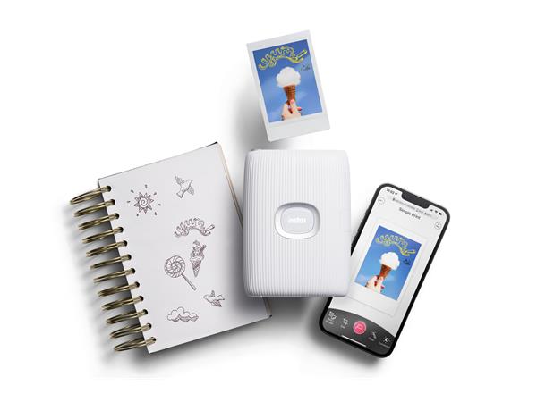 Fujifilm Instax Mini Link 2 Wireless Photo Printer - Clay White