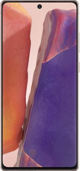 Refurbished Rose Gold Samsung Galaxy Note20 5G 256GB - Unlimited Data, £30.00 Upfront